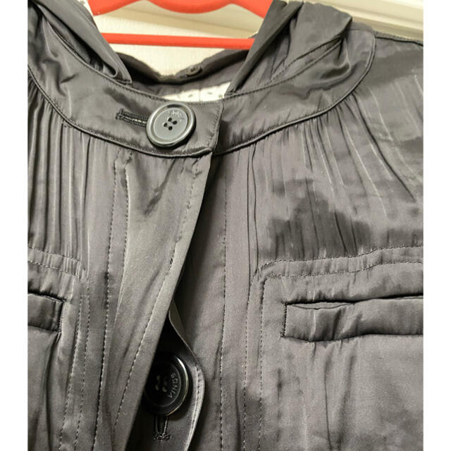 SONIA RYKIEL(ソニアリキエル)のタグ付き　ソニアリキエル　コート　黒 レディースのジャケット/アウター(トレンチコート)の商品写真