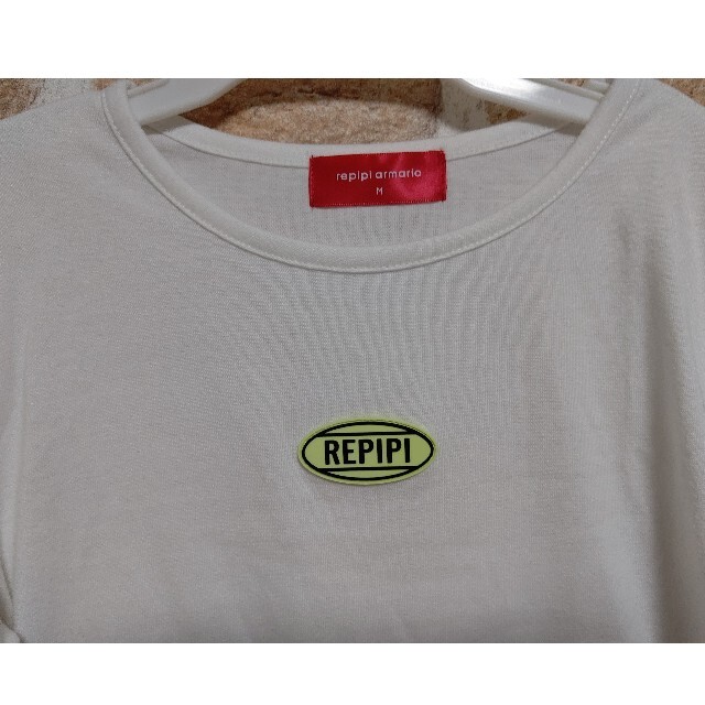 repipi armario(レピピアルマリオ)のrepipi armario レピピアルマリオ 白 長袖 ロンティー M レディースのトップス(Tシャツ(長袖/七分))の商品写真