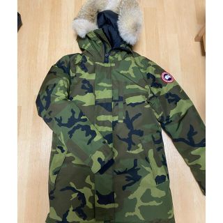 カナダグース(CANADA GOOSE)の値段変更　極美品　カナダグース　ジャスパー　迷彩ダウンジャケット　ファー付き(ダウンジャケット)