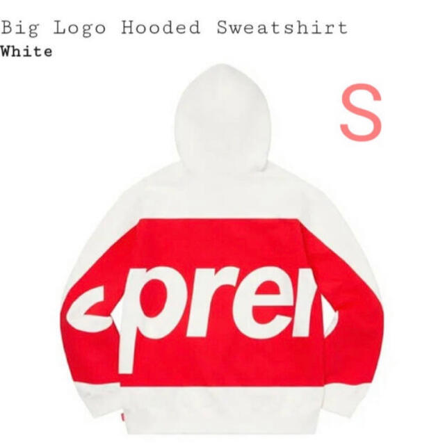 Sサイズ  Supreme Big Logo Hooded Sweatshirt