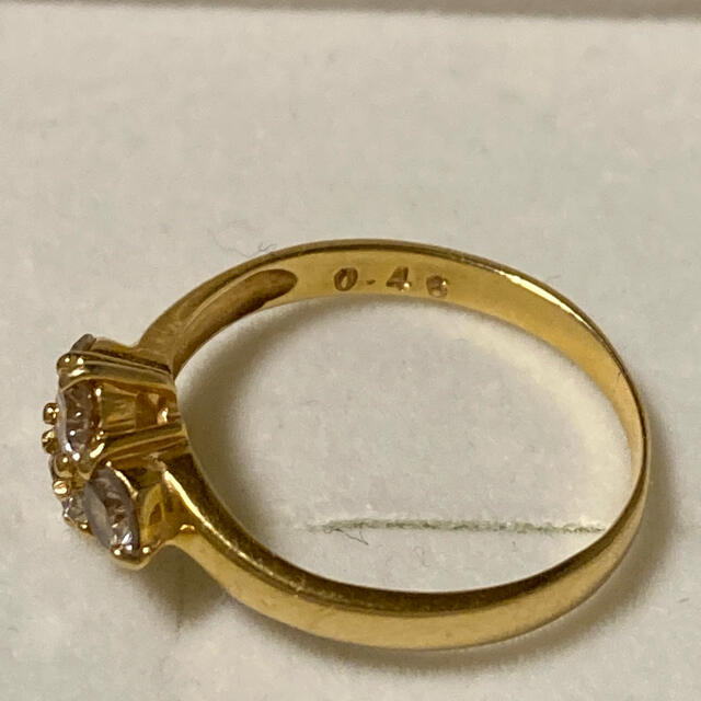 ジュエリーマキ(ジュエリーマキ)のローヤルさわやか様専用　ダイヤモンド　リング　k１８　0.４６ct レディースのアクセサリー(リング(指輪))の商品写真