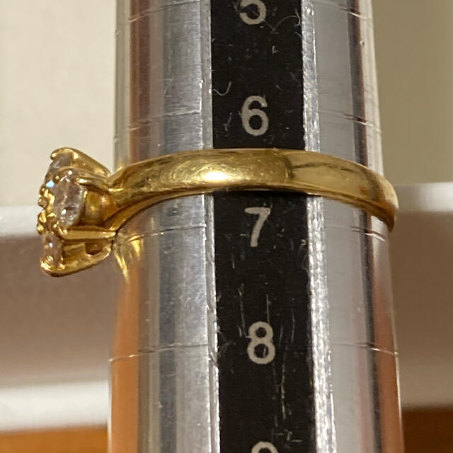 ジュエリーマキ(ジュエリーマキ)のローヤルさわやか様専用　ダイヤモンド　リング　k１８　0.４６ct レディースのアクセサリー(リング(指輪))の商品写真