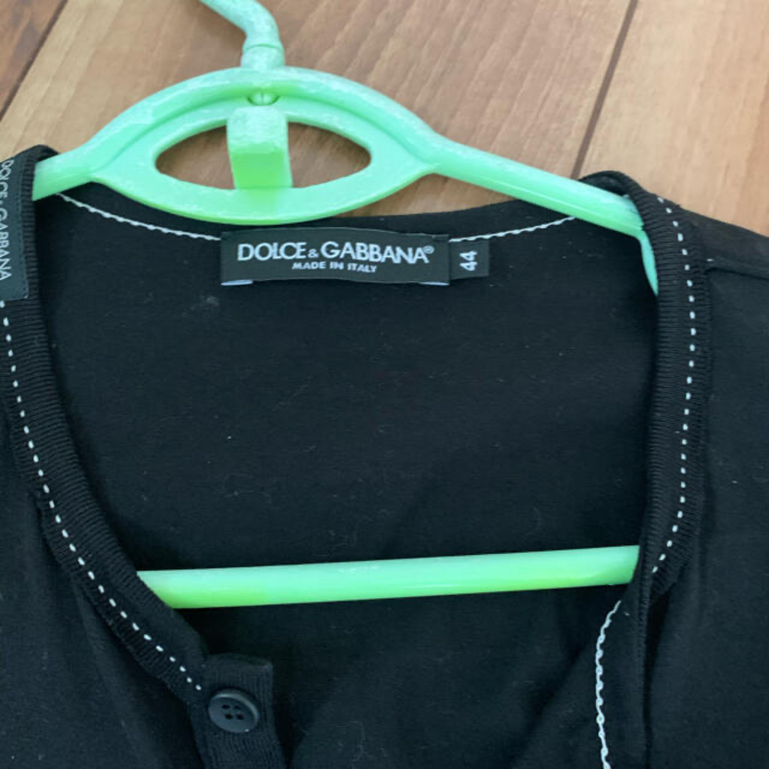 DOLCE&GABBANA(ドルチェアンドガッバーナ)のドルチェアンドガッパーナ　ロングＴシャツ　ヘンリーネック　XS  ステッチ メンズのトップス(Tシャツ/カットソー(七分/長袖))の商品写真
