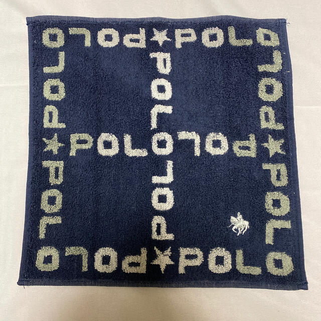 Polo Club(ポロクラブ)のポロ　polo タオルハンカチ　未使用 メンズのファッション小物(ハンカチ/ポケットチーフ)の商品写真