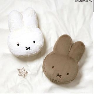 BREEZE miffyミッフィーふかふかおひるねクッション ブラウン ホワイト