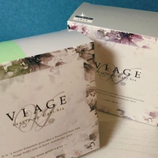 VIAGEナイトブラ Lサイズ 2個セットモスグリーン×ブラック  ヴィアージュ(その他)