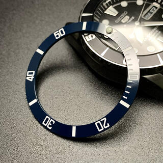 セイコー(SEIKO)のSEIKO SNZF15 SNZF17 03C0 セラミックベゼル ダークブルー(腕時計(アナログ))