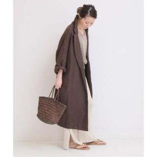 ドゥーズィエムクラス(DEUXIEME CLASSE)のGALLEGO DESPORTES LINEN コート(ロングコート)