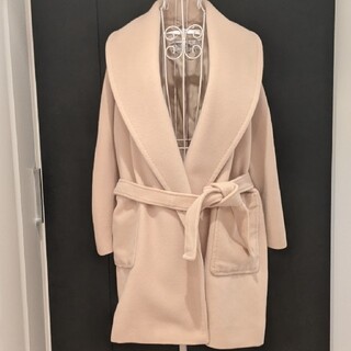 マックスマーラ(Max Mara)の【美品】MaxMara　白タグ　ガウンコート(ガウンコート)