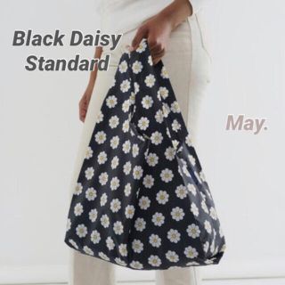 エディットフォールル(EDIT.FOR LULU)のBAGGU　baguu バグー　デイジー ブラック　Daisy Black 黒(エコバッグ)