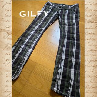 ギルフィー(GILFY)のGILFY ♡チェックカジュアルパンツ　ストレート(カジュアルパンツ)