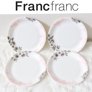 フランフラン(Francfranc)の❤新品 フランフラン フィオール プレート Lサイズ 4枚セット❤(食器)