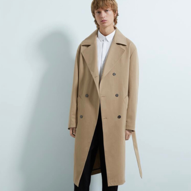 楽天 ZARA ザラ コンフォート コート チェスターコート メンズ XS 新品