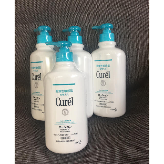 Curel(キュレル)のキュレル ローション ポンプ 410ml 4本 未開封 コスメ/美容のボディケア(ボディローション/ミルク)の商品写真