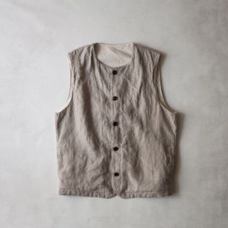 nest Robe - 値下げ中 CONFECT リネンクルーネックベストの通販 by