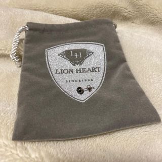 ライオンハート(LION HEART)のLION HEART ピアス 片耳 ブラックダイアモンド(ピアス(片耳用))