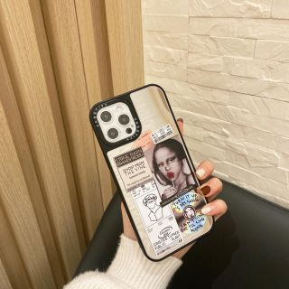 casetify iPhone12/12proケース(モナリザケースティファイ)(iPhoneケース)