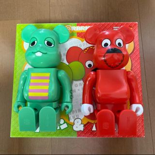 メディコムトイ(MEDICOM TOY)のベアブリック 400%  ガチャピン、ムック(フィギュア)