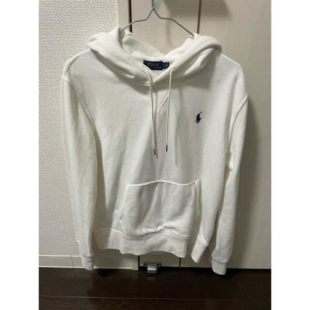 POLO RALPH LAUREN   ラルフローレン 裏地毛 白パーカーの通販 by r