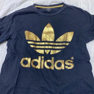 アディダス(adidas)のadidas original Tシャツ ゴールド ロゴ ビッグロゴ(Tシャツ/カットソー(半袖/袖なし))