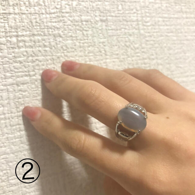 ストーン ジュエリー リング 天然石風 レディースのアクセサリー(リング(指輪))の商品写真