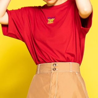 ウィゴー(WEGO)のWEGO/TOYSTORY Tシャツ RED(Tシャツ(半袖/袖なし))