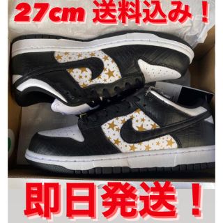 シュプリーム(Supreme)のNIKE sb dunk low supreme シュプリーム　ダンク　27 黒(スニーカー)