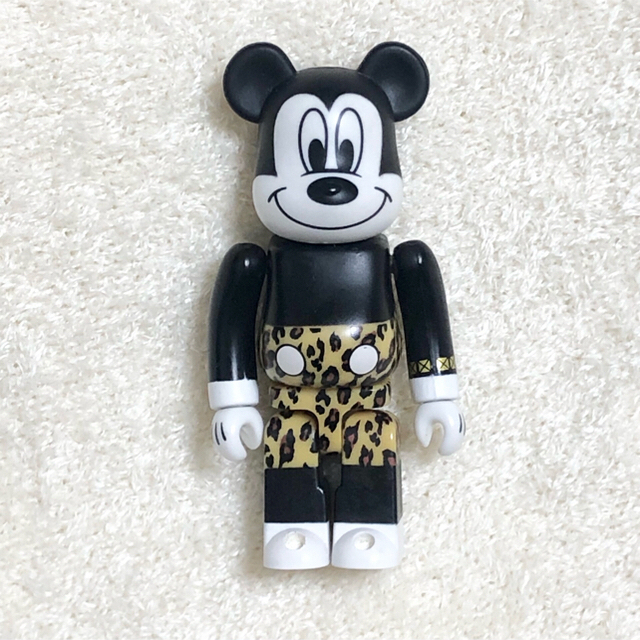 Disney(ディズニー)のBE@RBRICK ベアブリック ミッキー ヒョウ柄 joyrich フィギュア ハンドメイドのおもちゃ(フィギュア)の商品写真