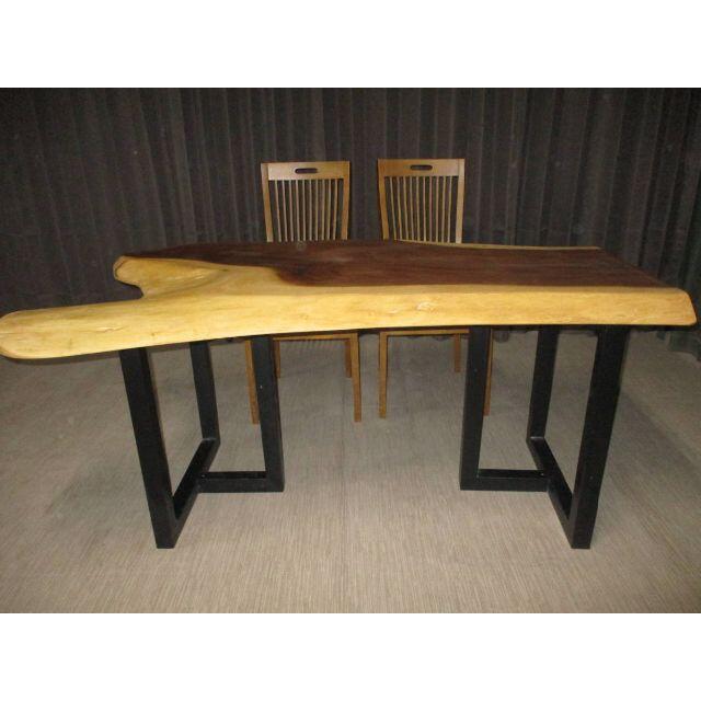 X069■ モンキーポッド テーブル 板 ダイニング 座卓 天板 無垢 一枚板