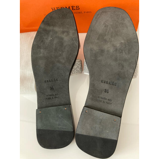 Hermes(エルメス)の【SOLD OUT】新品未着用✨HERMESエルメス　オラン　クリスタルパウダー レディースの靴/シューズ(サンダル)の商品写真