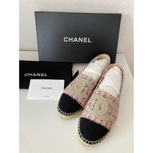 CHANEL シャネル　エスパドリーユ　37