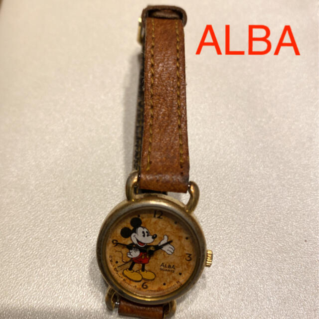 ALBA(アルバ)のアルバ　ALBA クォーツ　ミッキー　腕時計 レディースのファッション小物(腕時計)の商品写真