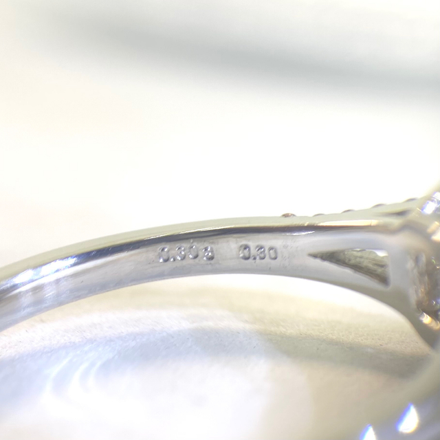 みーたん様♡お取り置き♡PT製ダイヤリング レディースのアクセサリー(リング(指輪))の商品写真