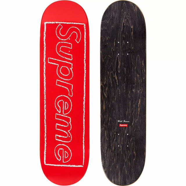 KAWS Chalk Logo Skateboard supreme