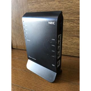 エヌイーシー(NEC)のWIFIルーター　　NEC PA-WG1900HP(PC周辺機器)