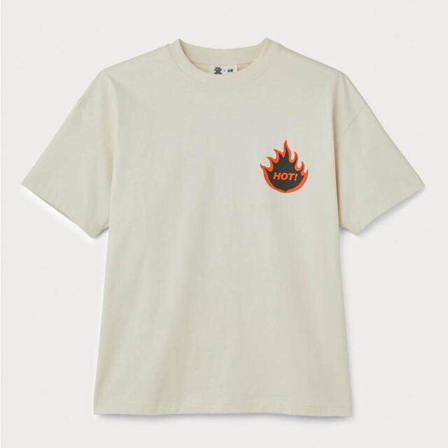 H&M ブラックアイパッチコラボTシャツ メンズのトップス(Tシャツ/カットソー(半袖/袖なし))の商品写真