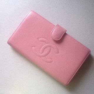 シャネル(CHANEL)の専用出品＊ピンクキャビアスキン財布(財布)