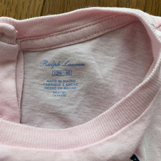 POLO RALPH LAUREN(ポロラルフローレン)のポロラルフローレン  Tシャツ キッズ/ベビー/マタニティのベビー服(~85cm)(Ｔシャツ)の商品写真