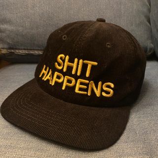 スタンダードカリフォルニア(STANDARD CALIFORNIA)のCaptains helm コーデュロイキャップ SHIT HAPPEN(キャップ)