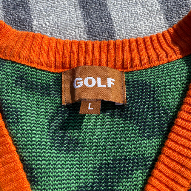 GOLF WANG ヒョウ柄 タンクトップ L ベスト knit vest | bombaytools.com