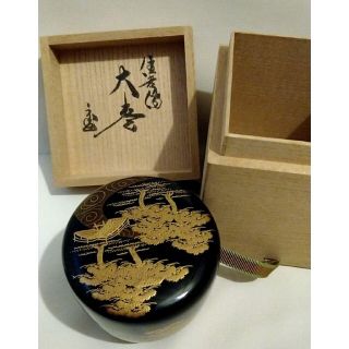 茶道具 荒井正春 中金の棗 共箱つき 抹茶 茶入れ | www.innoveering.net