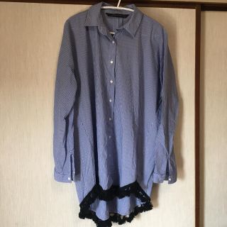 ザラ(ZARA)の完売品！ザラ　ストライプシャツ(シャツ/ブラウス(長袖/七分))