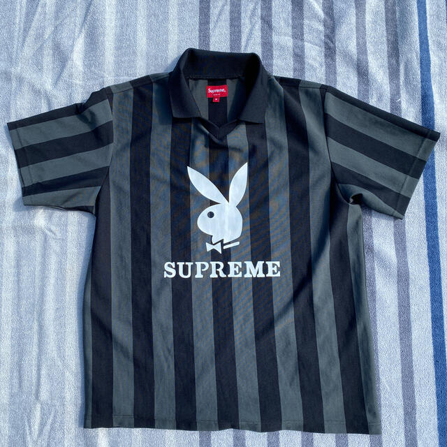 今ならほぼ即納！ Supreme Playboy Supreme Soccer Jersey Tシャツ