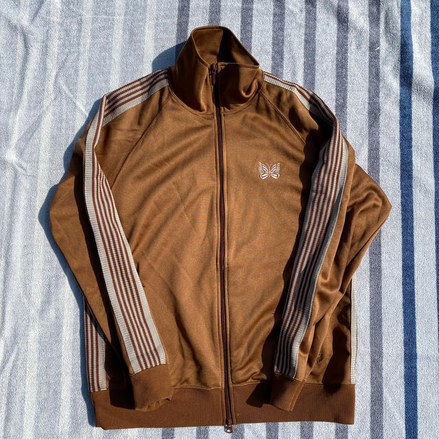 買取り実績 XL トラックジャケット ホワイト パープル needles