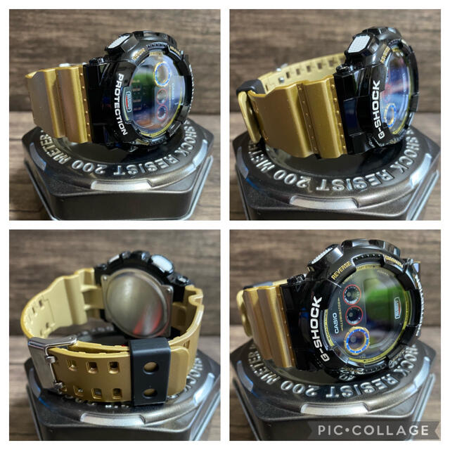 G-SHOCK(ジーショック)の美品 レア G-SHOCK GD-120CS 電池新品 生産終了品　ゴールド メンズの時計(腕時計(デジタル))の商品写真