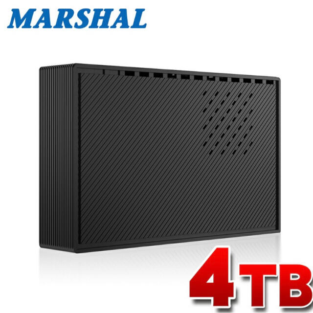 外付け　HDD 4TB　MARSHAL MAL34000 EX3 BK