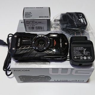 リコー(RICOH)のRICOH  WG-40 ブラック 中古(コンパクトデジタルカメラ)