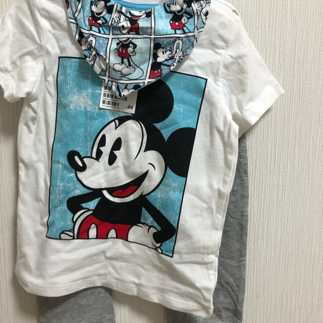 H&M(エイチアンドエム)のKIDS  mickey セットアップ キッズ/ベビー/マタニティのキッズ服女の子用(90cm~)(Tシャツ/カットソー)の商品写真