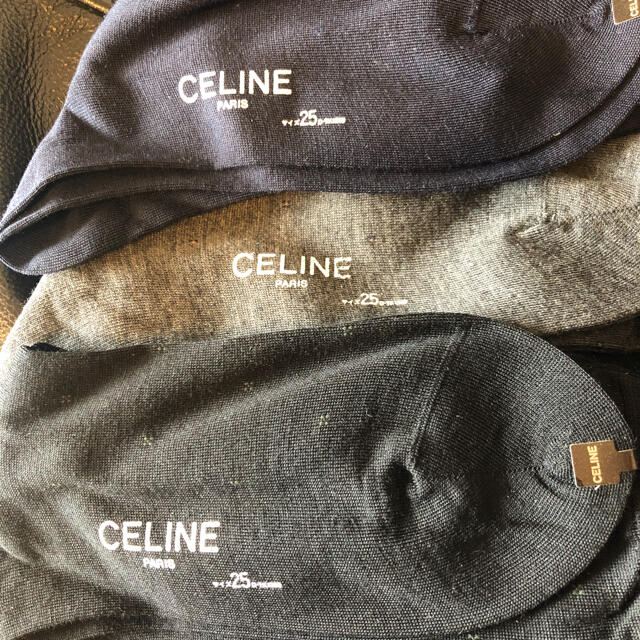 celine(セリーヌ)のセリーヌ　靴下　3足セット メンズのレッグウェア(ソックス)の商品写真