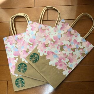 スターバックスコーヒー(Starbucks Coffee)のスターバックス　紙袋　3枚セット　2021(ショップ袋)